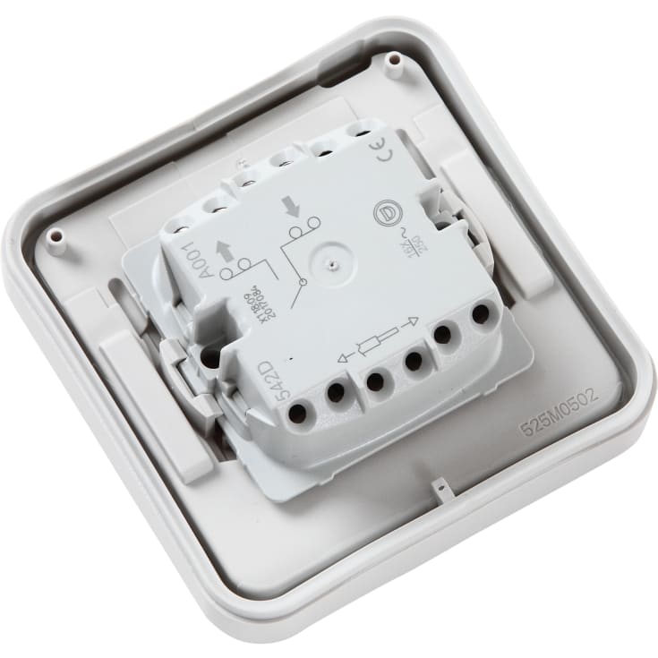 LK Opus 74 Afbryder 1-pol, Lysegrå