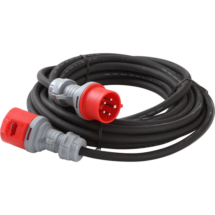 Heatcom CEE kabelsæt, 5x2,5 mm², 16A, 10 meter
