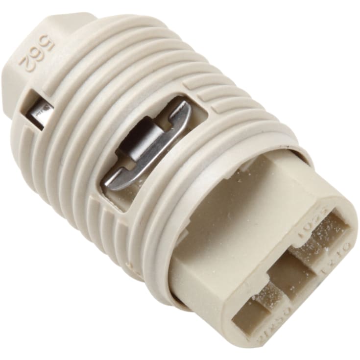 Uttag för G9 inkl. hölje Ø20,8mm utvändig Ø10mm gänga.