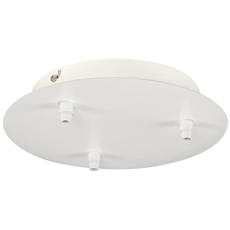 SLV Fitu rund loftroset til 3 lamper, hvid