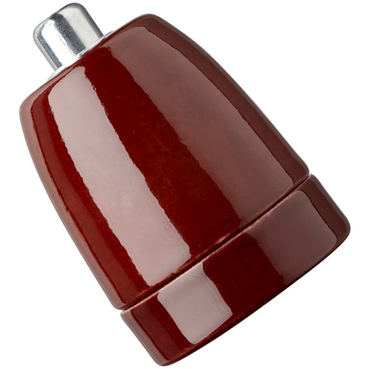 Nielsen Light porcelænsfatning, brun