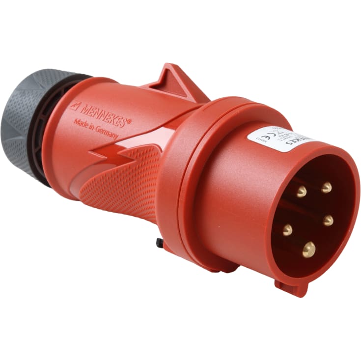 CEE Plugg 16A 5P, 6H, 400V, IP54, Powertop Xtra S, skruløs