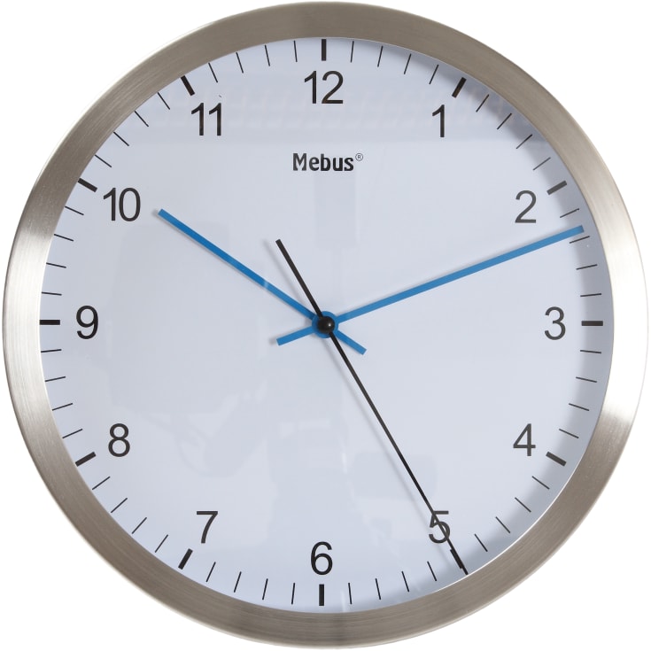 Quarz vægur i Ø25cm