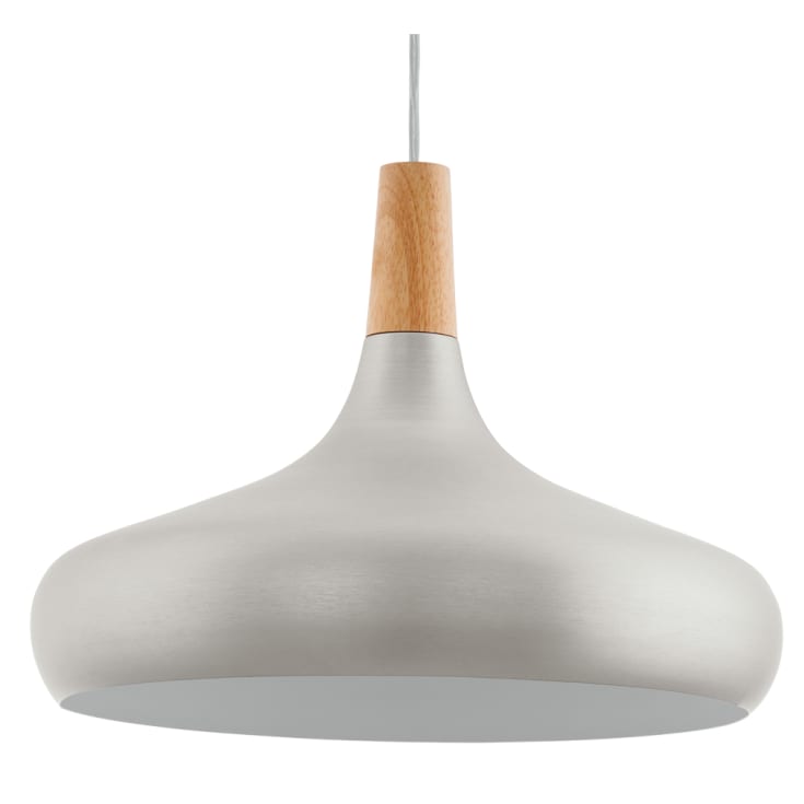 Eglo Sabinar pendellampa, silver, Ø40 cm