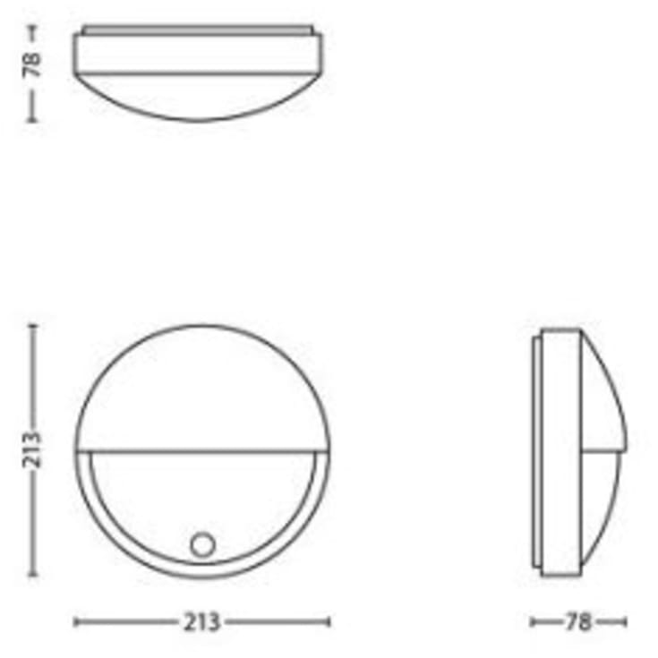 Philips myGarden Capricorn udendørs væglampe med sensor