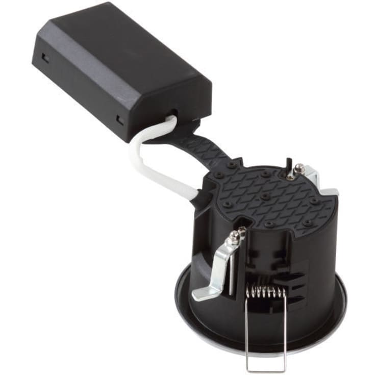 Nordtronic indbygningsspot med Ledvance GU10 pære, børstet alu, 3000K