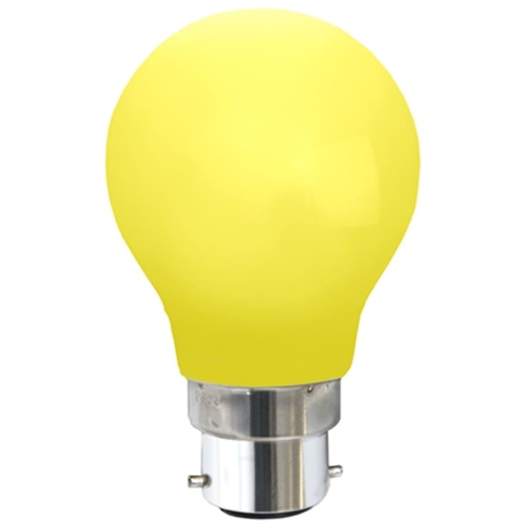 Star Trading B22 standardpære til lyskæder, gul