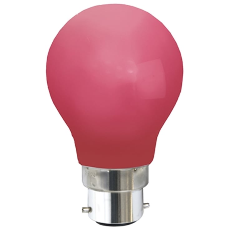 Star Trading B22 standardpære til lyskæder, rød