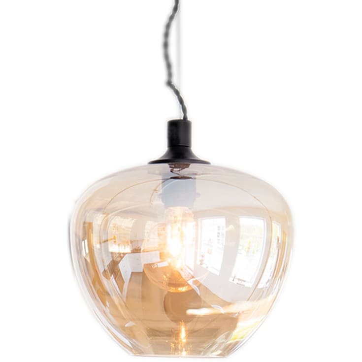 By Rydéns Bellissimo pendellampa, bärnstensfärgad