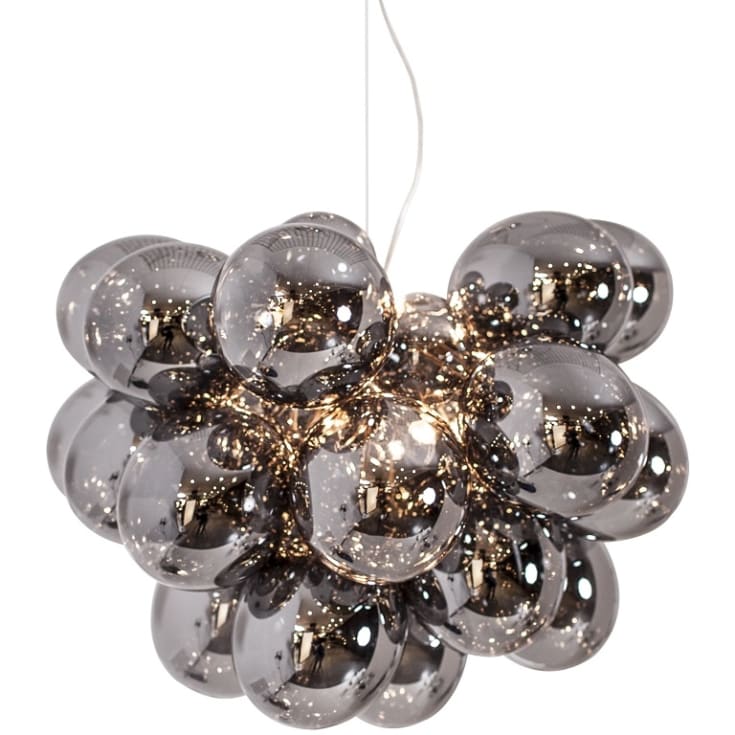 By Rydéns Gross Grande lysekrone, røgfarvet