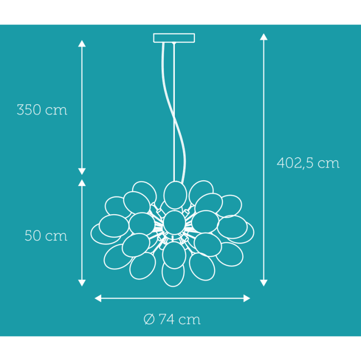 Nielsen Light Astralis lysekrone