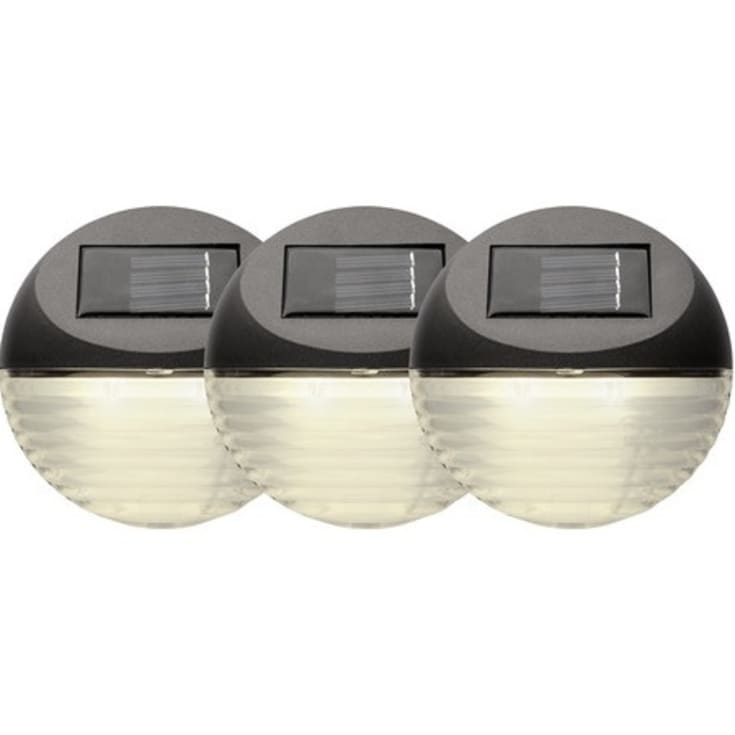 Star Strading Fency vägglampa solcell, 3 st