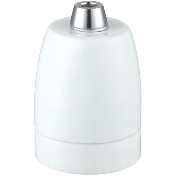 Halo Design porslin E27 fattning , vit