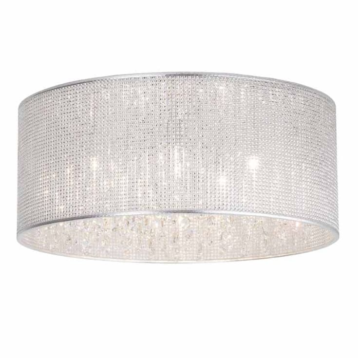 Dubai taklampa med prismaskärm Chrome G9 (exklusiv ljuskälla)