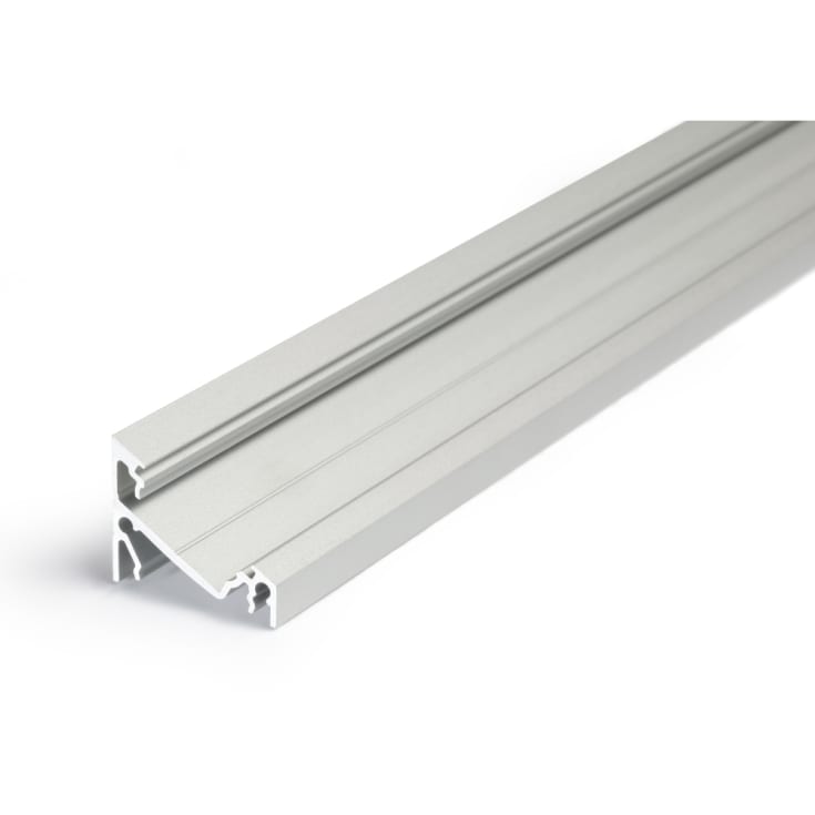 All-Light LED-skena, vinklad, grå