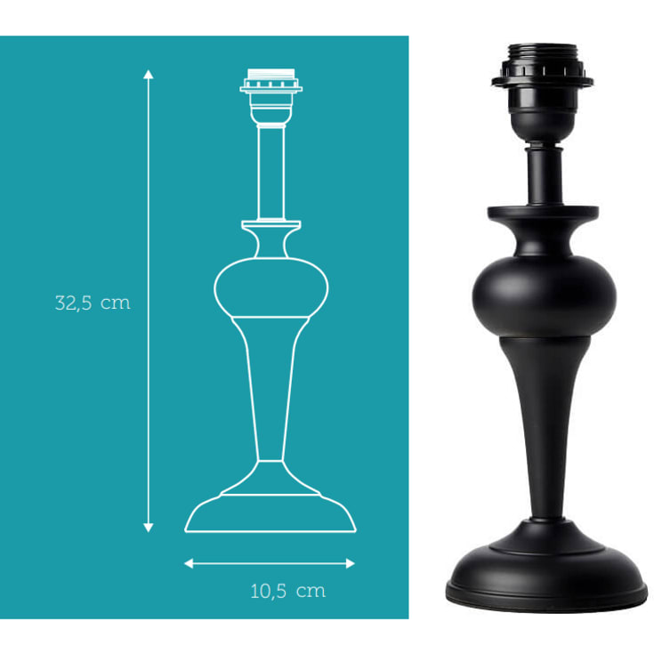 Nielsen Light Silke bordlampefod, H32,5 cm