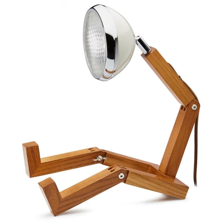 Mini Mr Wattson bordlampe, hvid