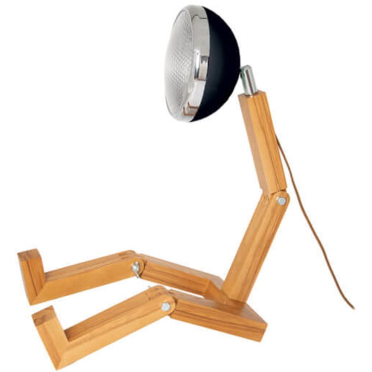 Mega Mr Wattson lampa, svart