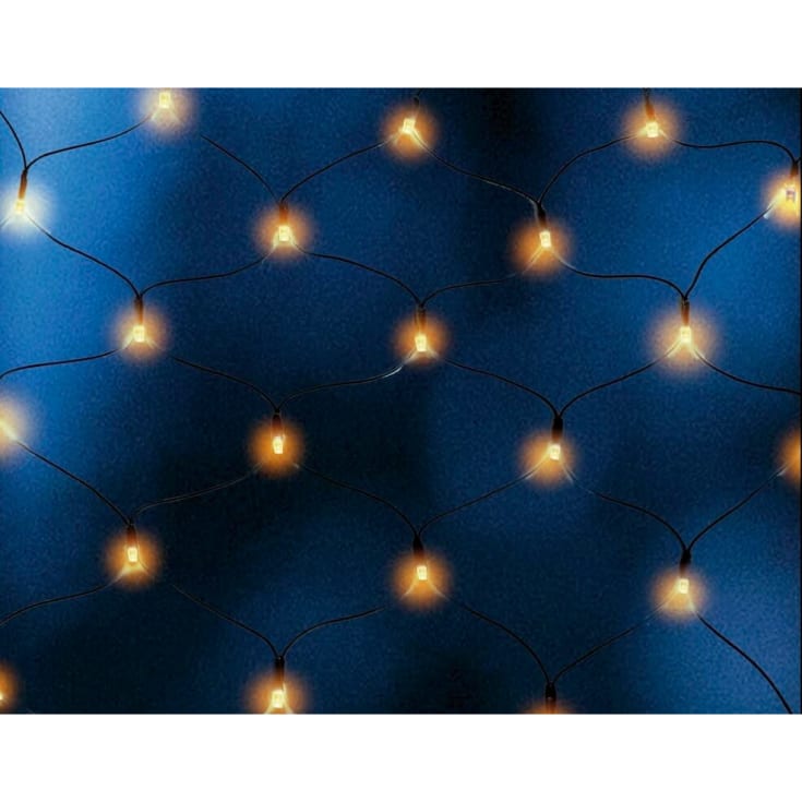 Veli Line utendørs LED lysnet, varmhvit lys, 150 cm x 150 cm