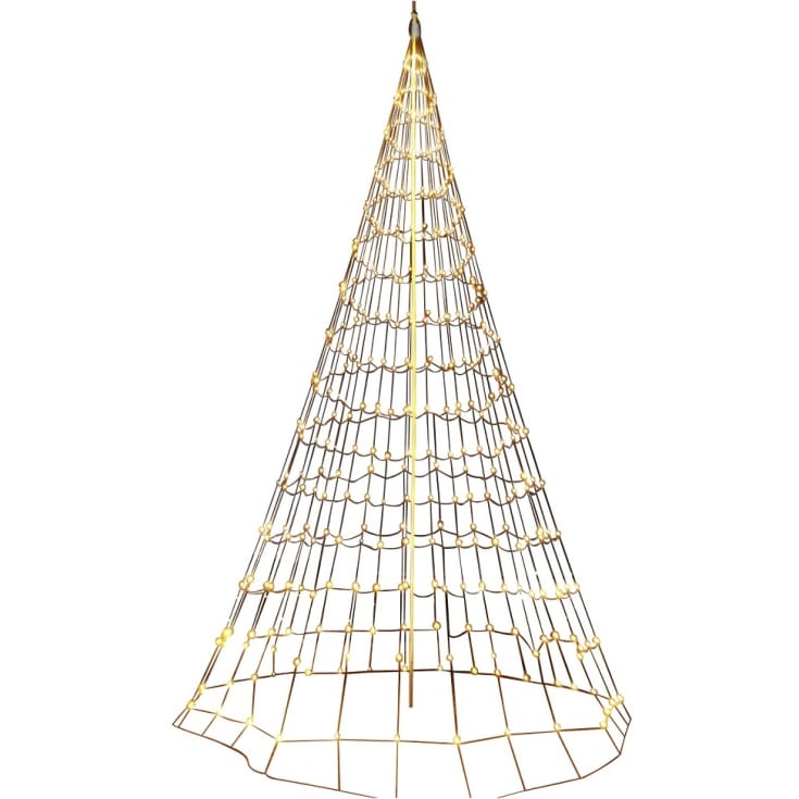 Veli Line julelys til flaggstang, flaggstangslysnet, 8 meter