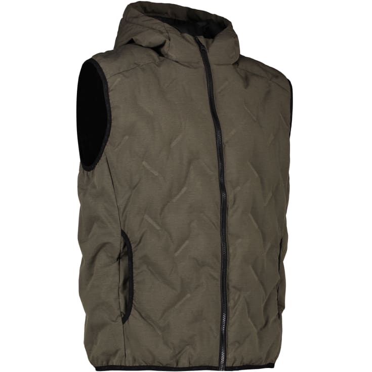 Geyser quiltet herre vest, oliven str. 2XL