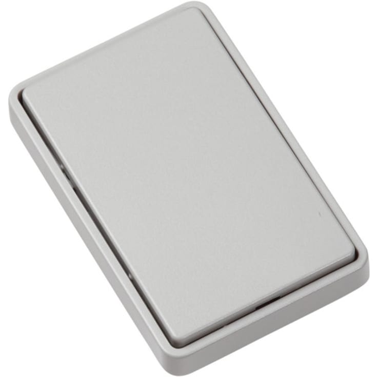 LK Fuga Blænddæksel, 1½ modul, Lysegrå