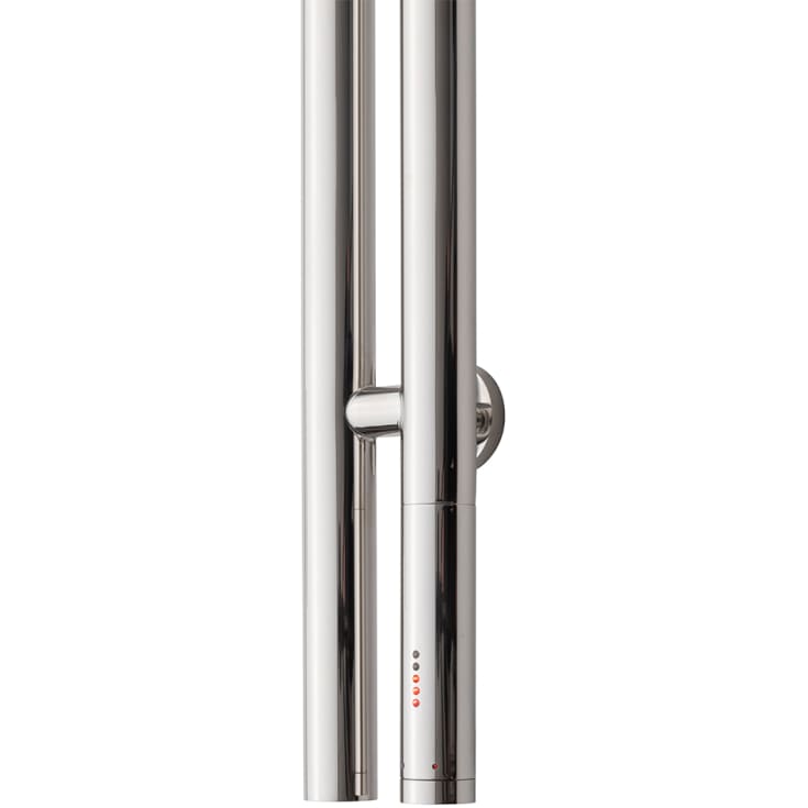 TVS Plus Line 2 håndklædetørrer for el-tilslutning, 1800 x 85 mm, poleret rustfrit stål