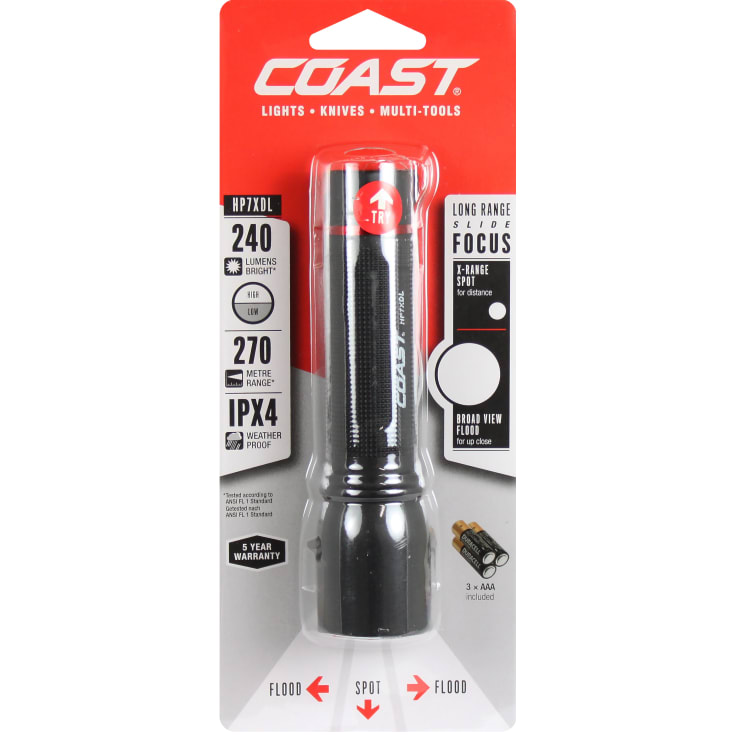 Coast HP7XDL composite, 240 lumen