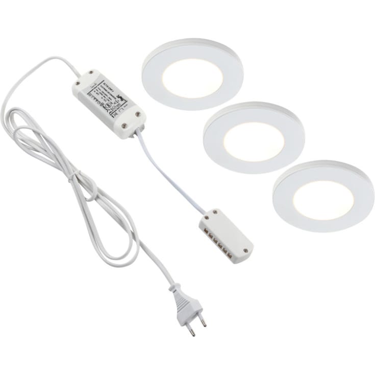 GN Diospot LED möbelspot komplett set, vit