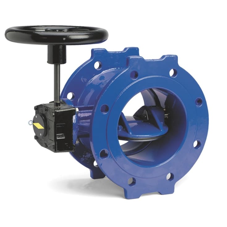 AVK DN400 vridspjällsventil dubbelexentrisk handratt PN10/16