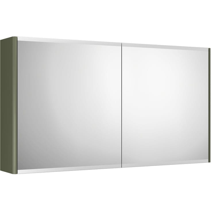 Gustavsberg Graphic spegelskåp, 100x55 cm, grön