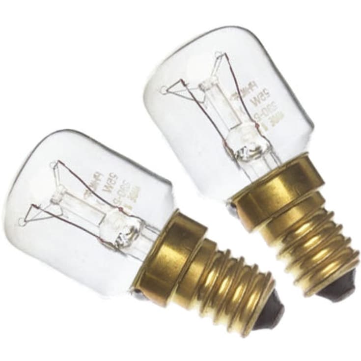 2 st Ugnslampa E14, 40W