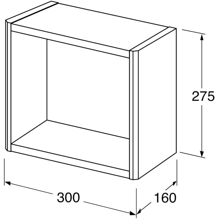 Gustavsberg Graphic opbevaringskube, 30x27,5 cm, grøn