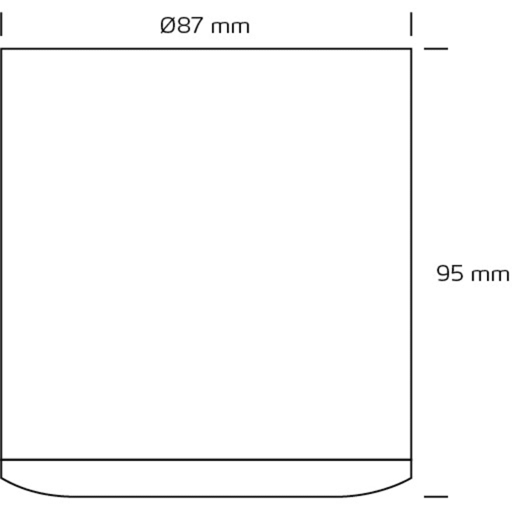 Nordtronic Surf påbygningsspot, børstet stål