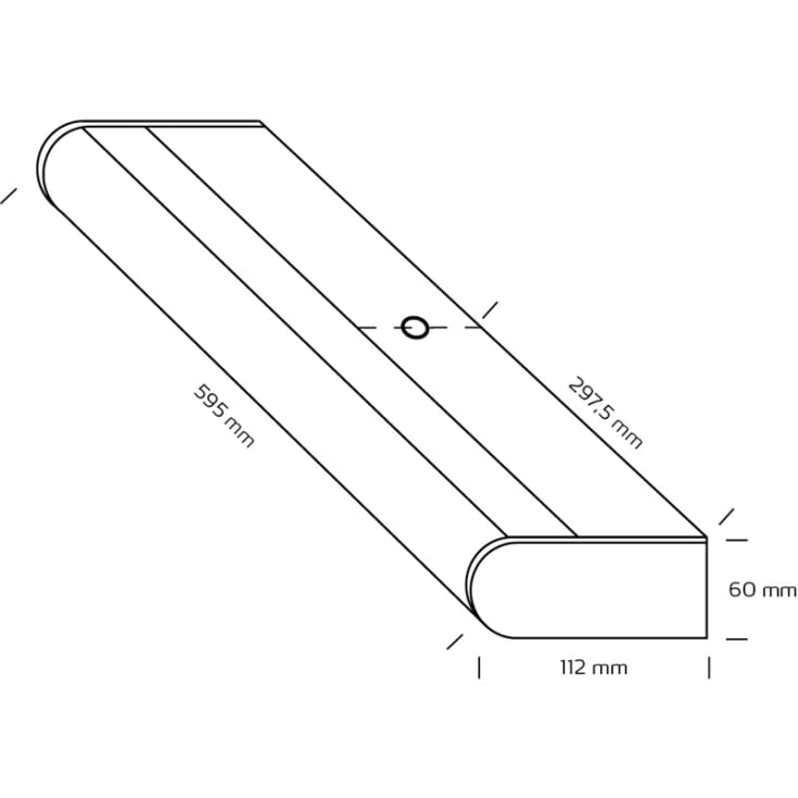Nordtronic Bianka spejllampe