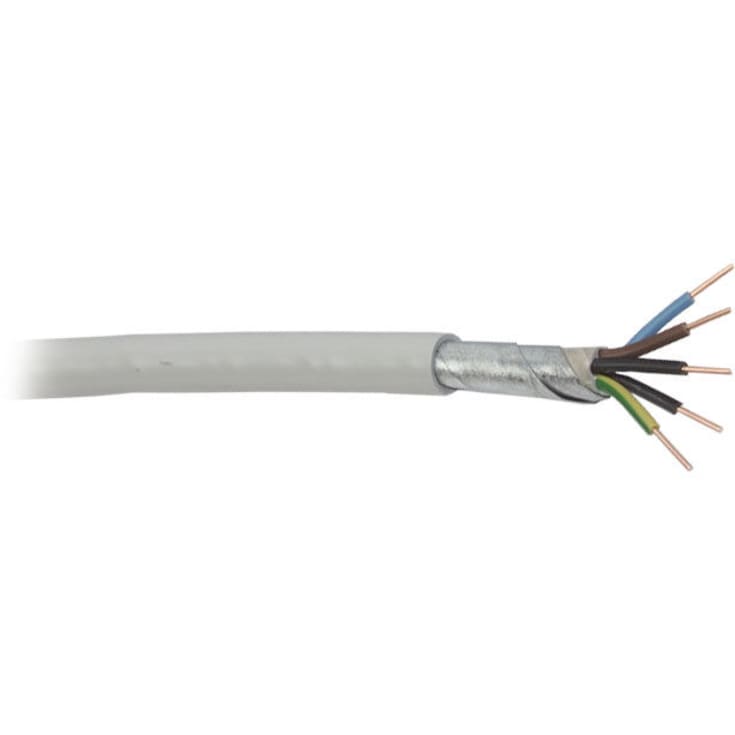 Armeret installationskabel 5G2,5mm²