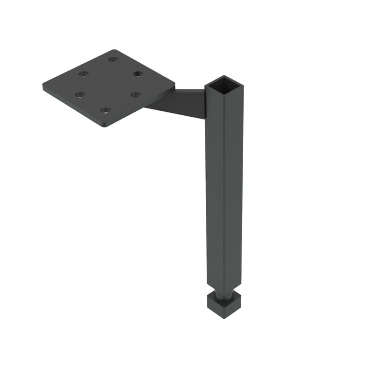 Dansani Luna Classic støtteben, sort, 15-19 cm