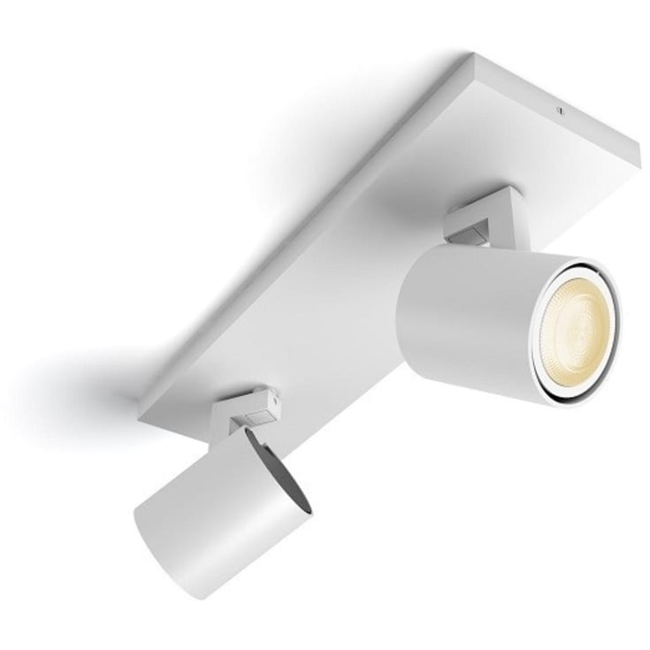 Philips Runner spotlampe, 2 spots, Hue White Ambiance pærer