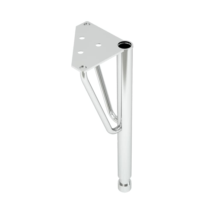 Dansani Luna Vintage støtteben, 18-22 cm, krom