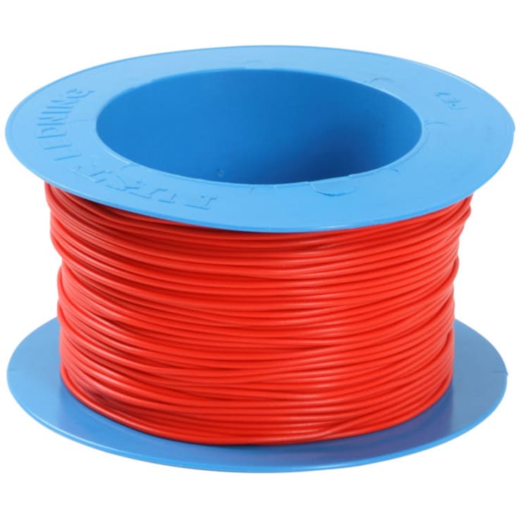 Nexans PVT90 ledning, 1x0,75 mm², rød, metervare