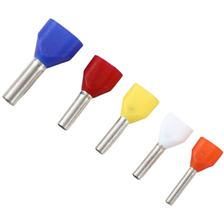 100 st MTO dubbelisolerat anslutningsrör, 2 x 0,5 mm²