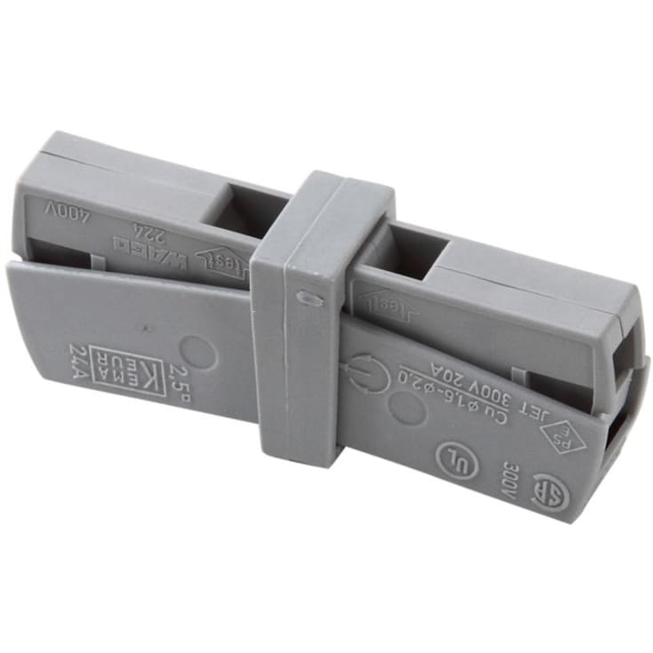 50 stk SERVICEKLEMME 0,5-2,5MM² GRÅ