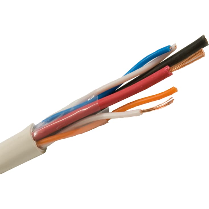 500 meter Signalkabel FLQQBR 2x1,5+2x2x0,5 hvid, T500