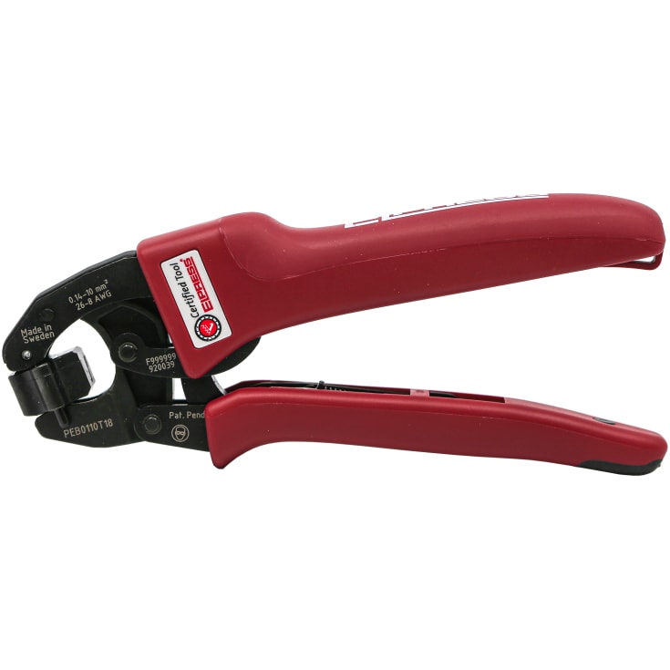 Pressetang PEB0110T18, 0,14-10 mm², selvjusterende frontbetjent