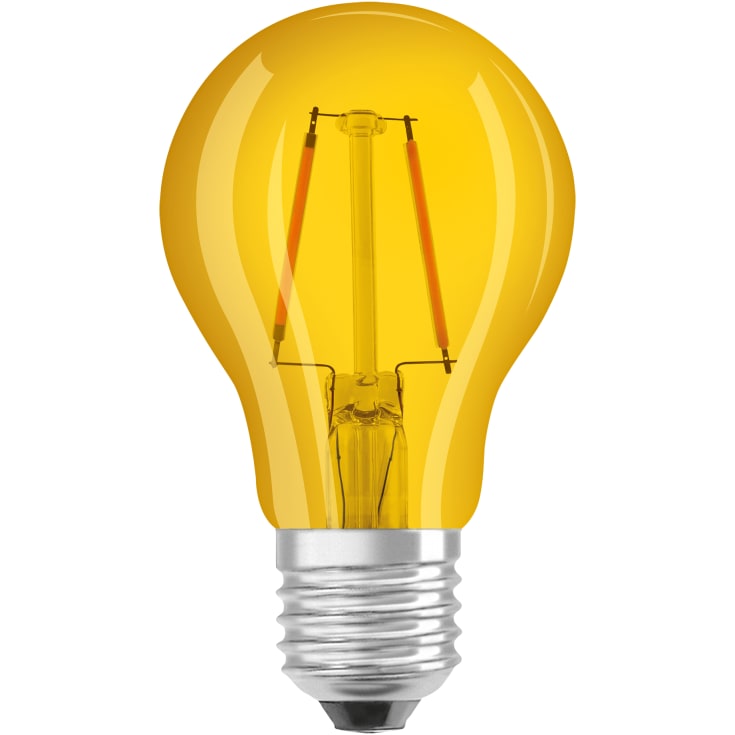 Osram Decór E27 standardpære, 2,5W, gul