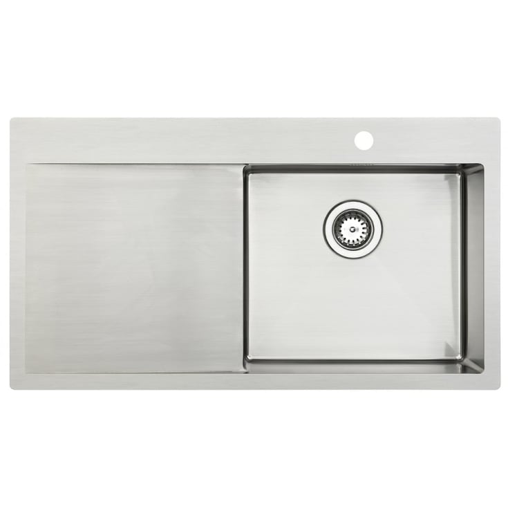 Lavabo Kubus 900R Soft køkkenvask, 90x50 cm, rustfrit stål