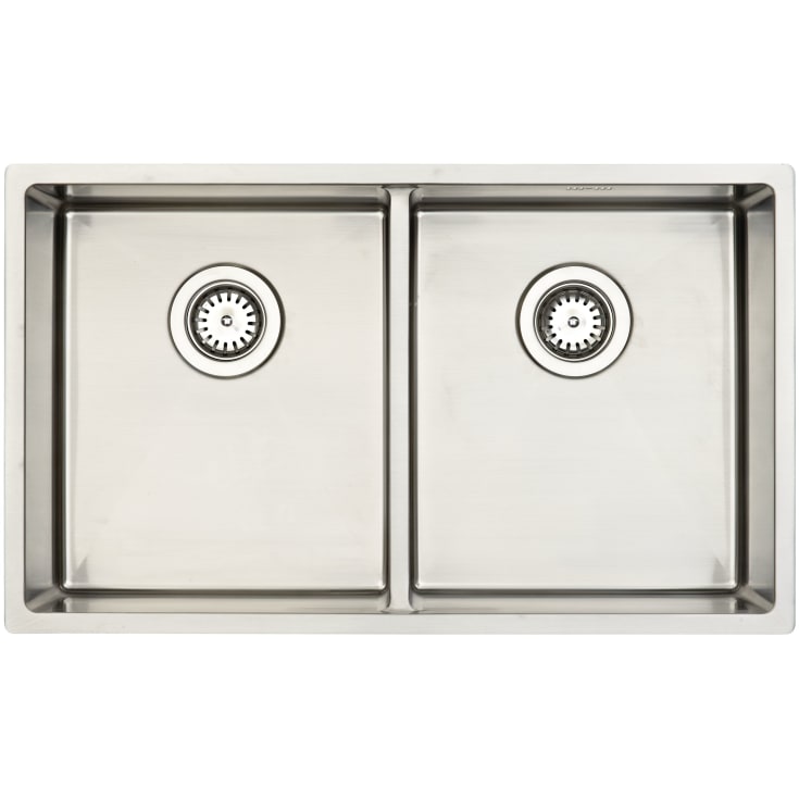 Lavabo Kubus 840 soft køkkenvask, 74x44 cm, rustfrit stål