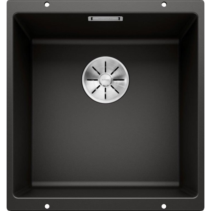 Blanco Subline 400-U UXI køkkenvask, 43x46 cm, sort