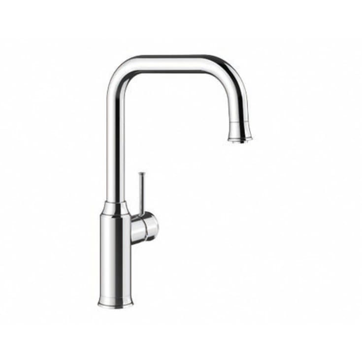 Blanco Livia-S kjøkkenarmatur, uttrekkbar tut, krom