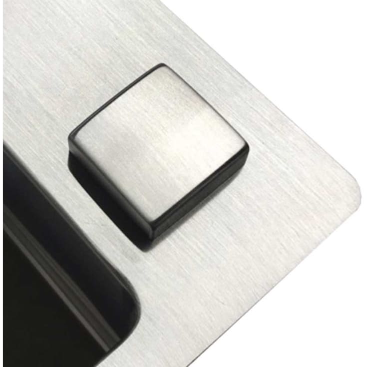 Lavabo Kubus 441 soft køkkenvask, 44x50 cm, rustfrit stål